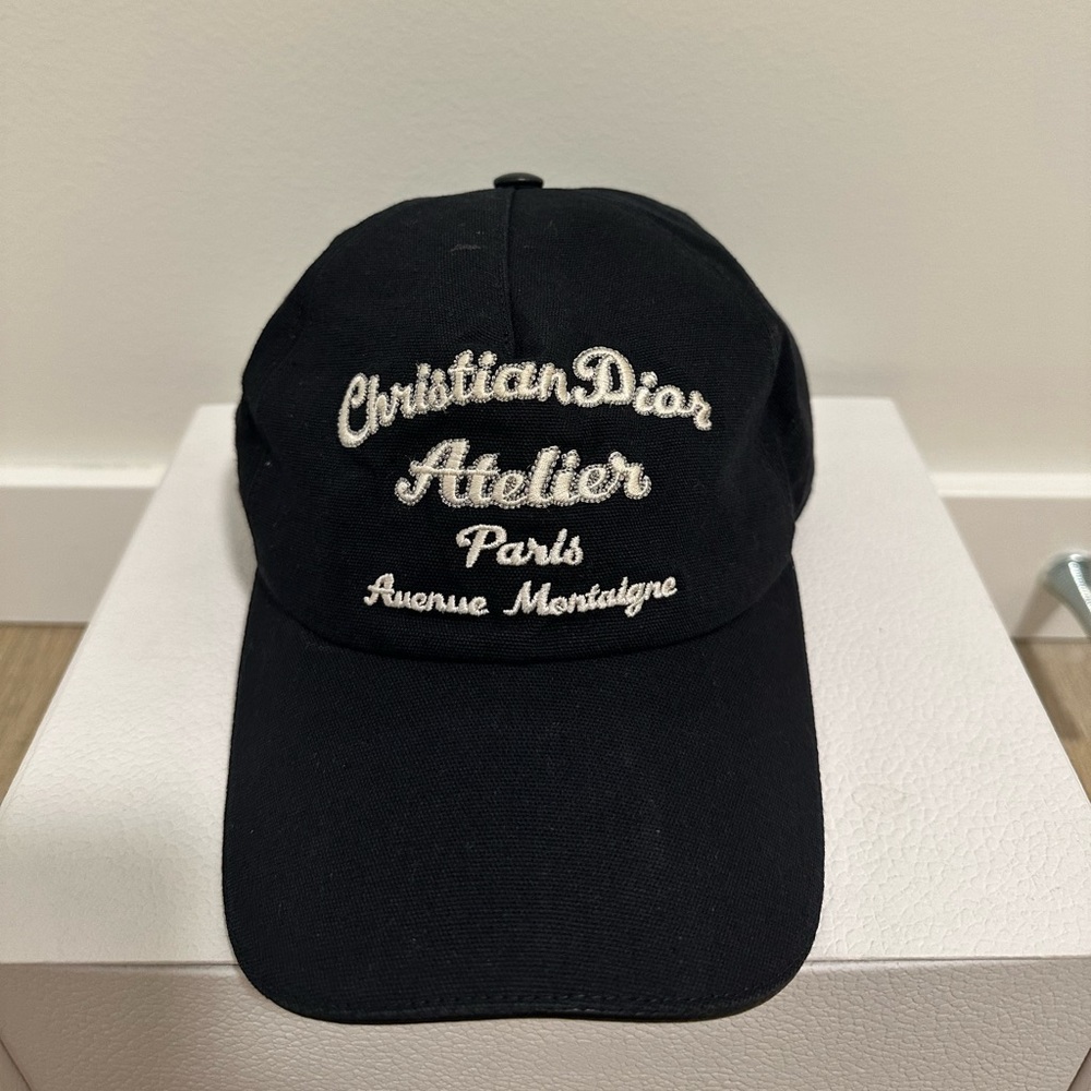 Christian Dior Atelier Hat Black Size M